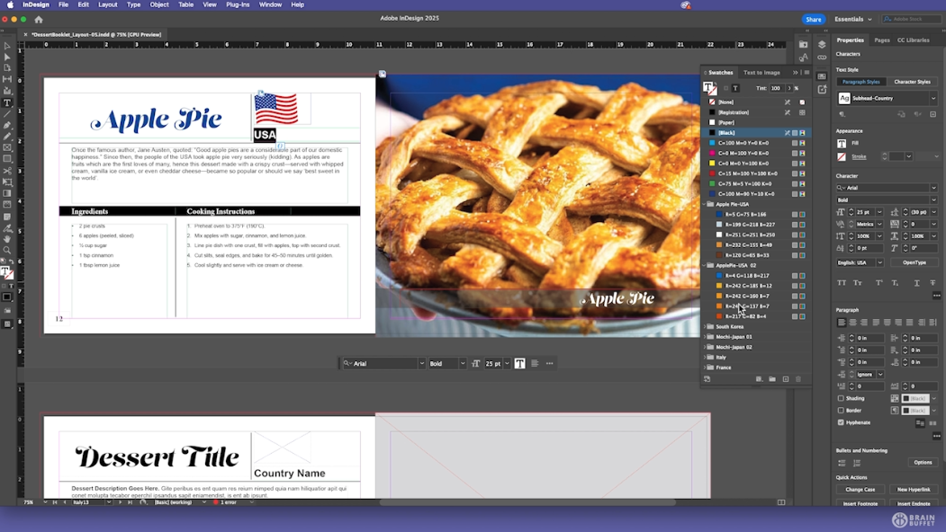 InDesign student project